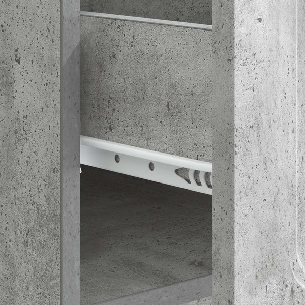 Betongrau Couchtisch Holzwerkstoff 49x50x37cm