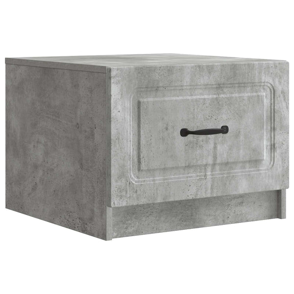 Betongrau Couchtisch Holzwerkstoff 49x50x37cm