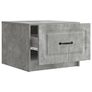 Betongrau Couchtisch Holzwerkstoff 49x50x37cm