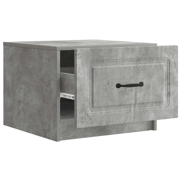 Betongrau Couchtisch Holzwerkstoff 49x50x37cm