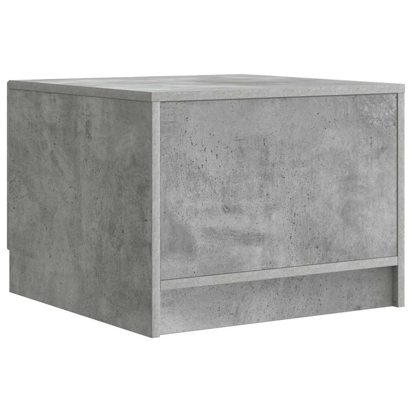 Betongrau Couchtisch Holzwerkstoff 49x50x37cm
