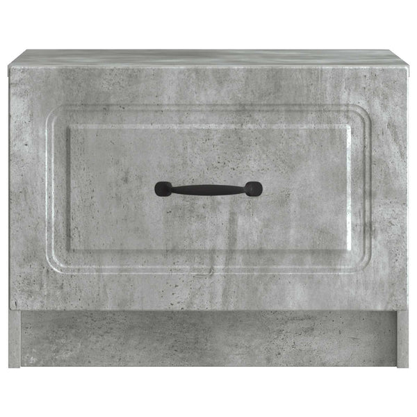 Betongrau Couchtisch Holzwerkstoff 49x50x37cm