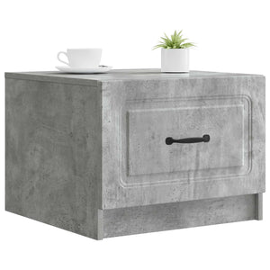 Betongrau Couchtisch Holzwerkstoff 49x50x37cm