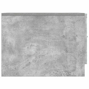 Betongrau Couchtisch Holzwerkstoff 49x50x37cm