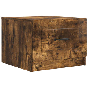 vidaXL Table basse Chêne fumé 49 x 50 x 37 cm Bois d'ingénierie