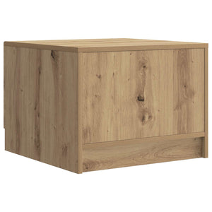 vidaXL Table basse chêne artisanal 49 x 50 x 37 cm Bois d'ingénierie