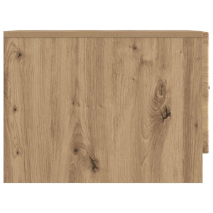 vidaXL Table basse chêne artisanal 49 x 50 x 37 cm Bois d'ingénierie