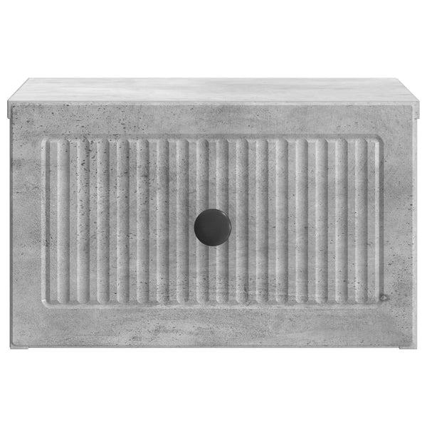 Wand Nachttisch Betongrau 33x34,5x20cm