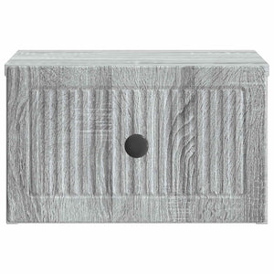 Wand-Nachttisch Grau Sonoma 2er-Set