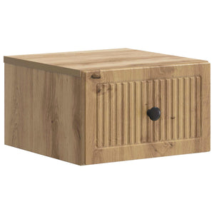 vidaXL Tables de chevet murales 2 pcs Chêne artisan 33 x 34,5 x 20 cm