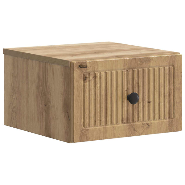 vidaXL Tables de chevet murales 2 pcs Chêne artisan 33 x 34,5 x 20 cm