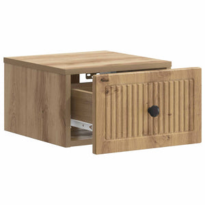 vidaXL Tables de chevet murales 2 pcs Chêne artisan 33 x 34,5 x 20 cm