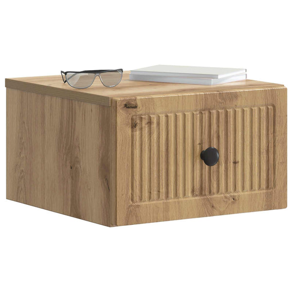 vidaXL Tables de chevet murales 2 pcs Chêne artisan 33 x 34,5 x 20 cm