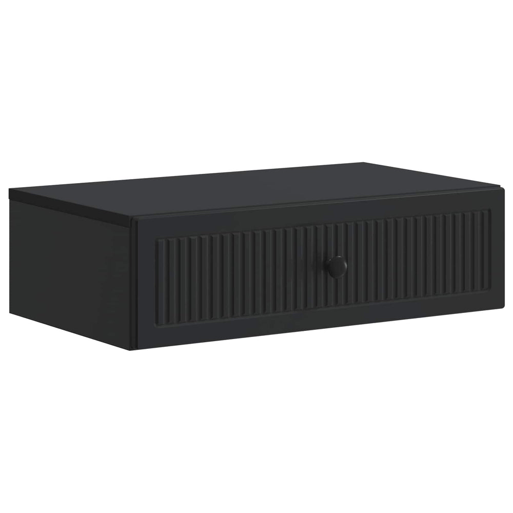 Wand-Beistelltisch Schwarz 59x34,5x17cm