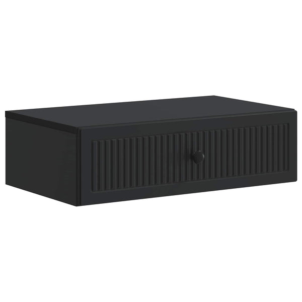 Wand-Beistelltisch Schwarz 59x34,5x17cm