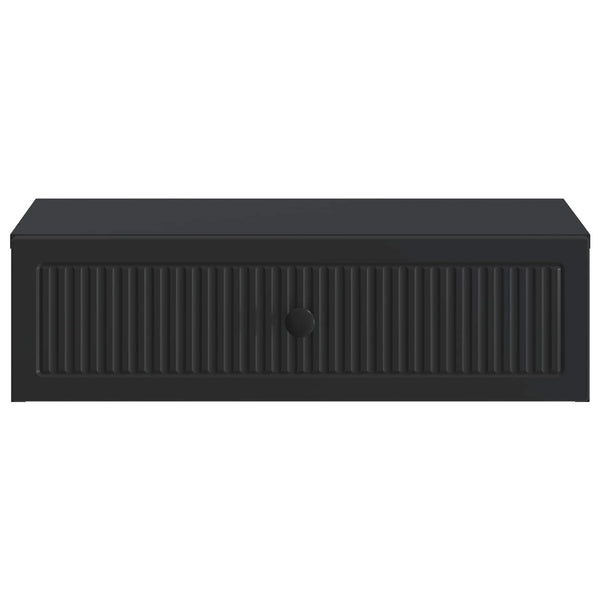 Wand-Beistelltisch Schwarz 59x34,5x17cm