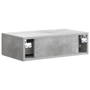 Wand-Nachttisch Betongrau 59x34,5x17 cm
