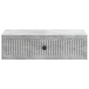 Wand-Nachttisch Betongrau 59x34,5x17 cm