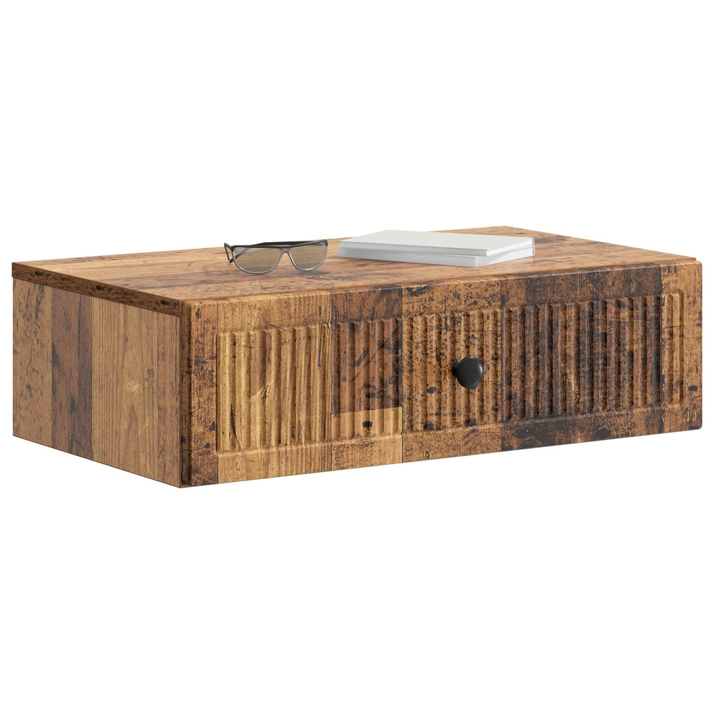 Wand-Beistelltisch Altholz 59x34,5x17cm