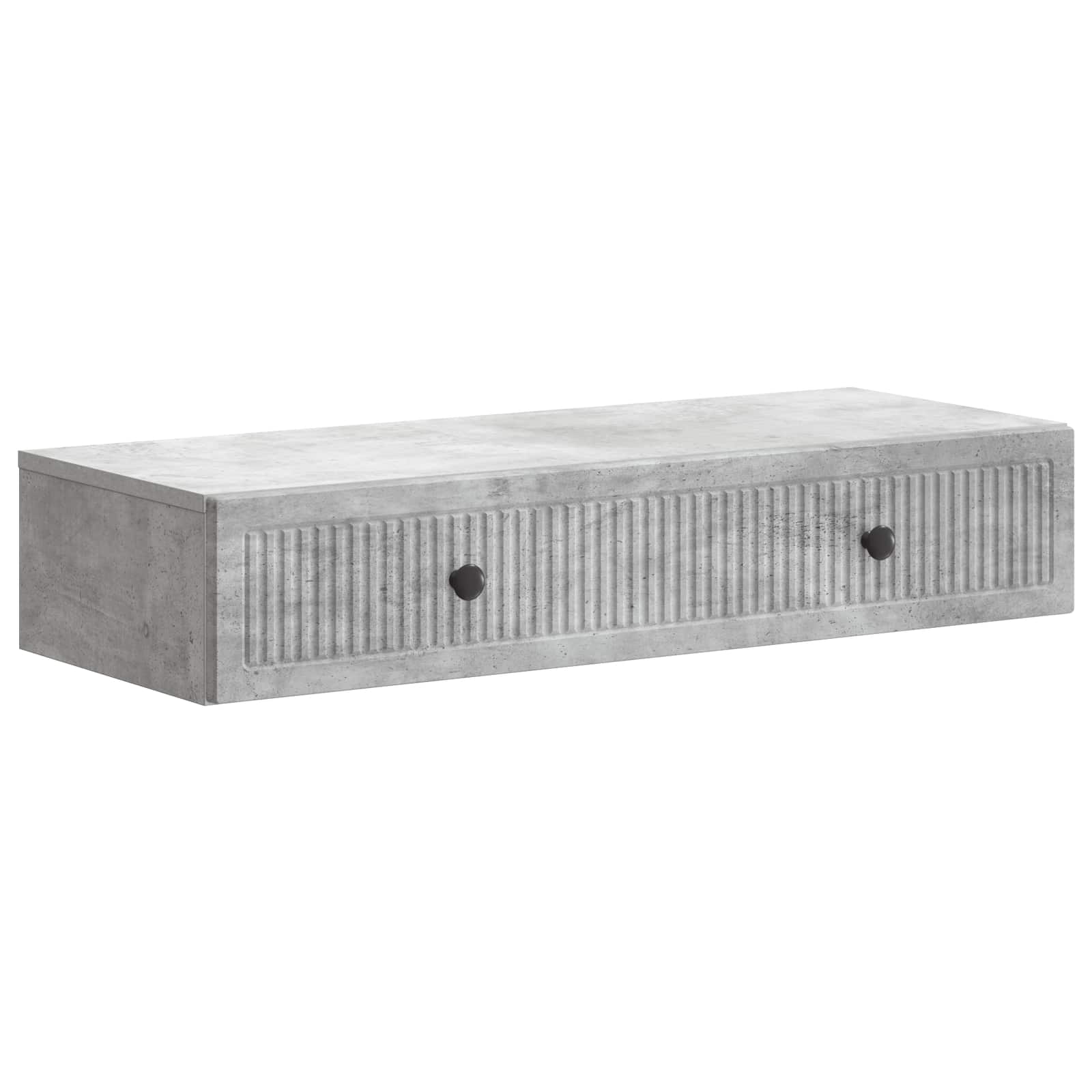 Wand-Beistelltisch Betongrau 87,5cm