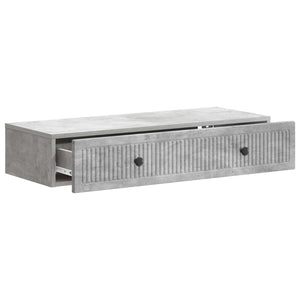 Wand-Beistelltisch Betongrau 87,5cm