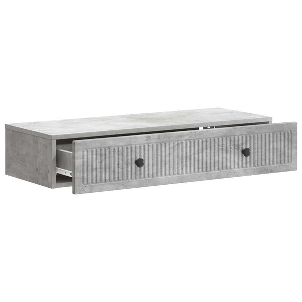 Wand-Beistelltisch Betongrau 87,5cm