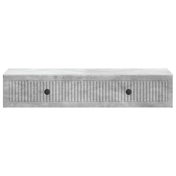 Wand-Beistelltisch Betongrau 87,5cm