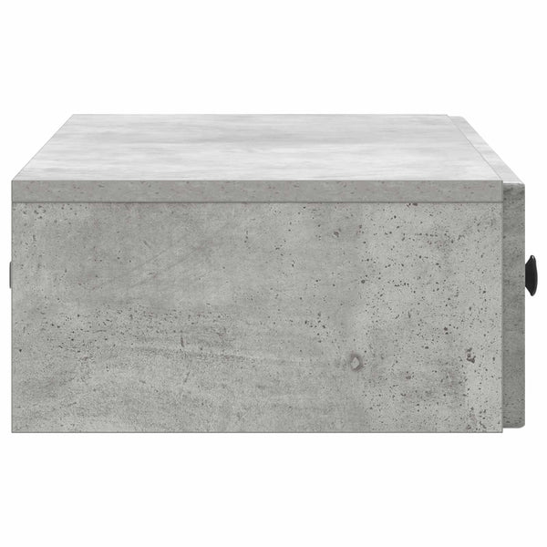 Wand-Beistelltisch Betongrau 87,5cm