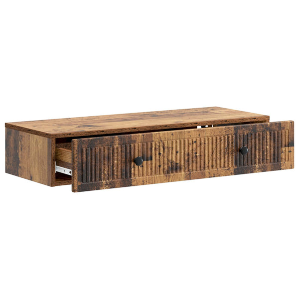 Wand-Beistelltisch Altholz 87,5cm