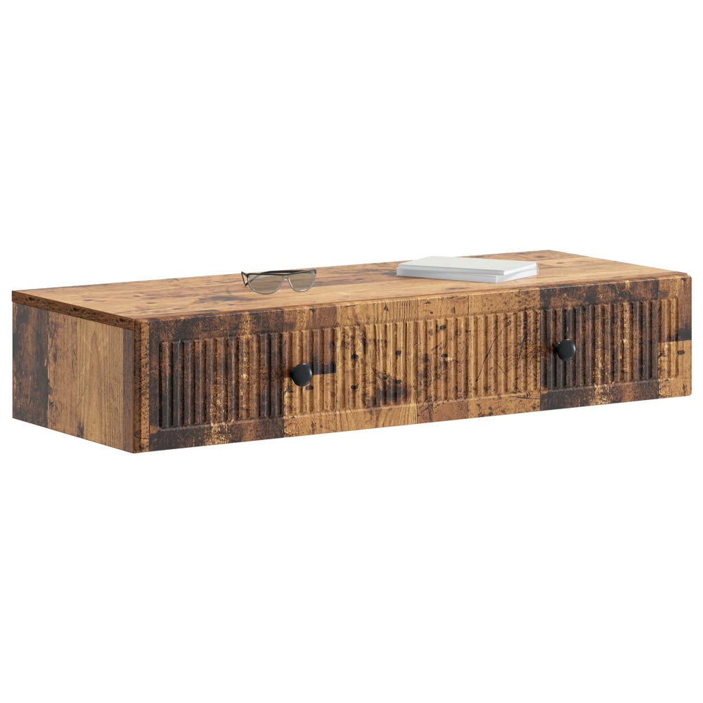 Wand-Beistelltisch Altholz 87,5cm