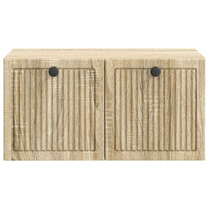 Wandmontierter TV-Schrank Sonoma-Eiche