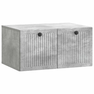 Wandmontierter TV-Schrank Betongrau