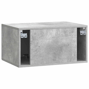 Wandmontierter TV-Schrank Betongrau