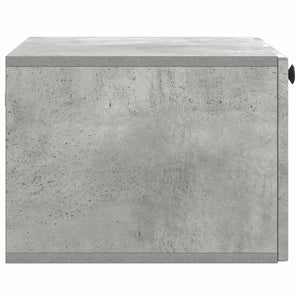 Wandmontierter TV-Schrank Betongrau