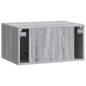 Wandmontierter TV-Schrank Graues Sonoma 59,5 x 41 x 30 cm