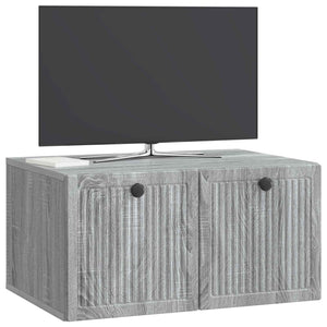 Wandmontierter TV-Schrank Graues Sonoma 59,5 x 41 x 30 cm