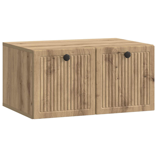 Wandmontierter TV-Schrank Eiche 59,5cm
