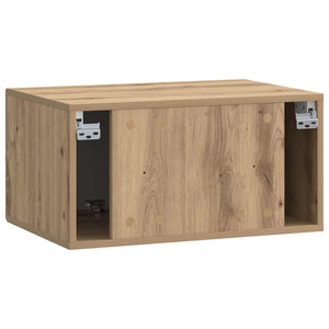 Wandmontierter TV-Schrank Eiche 59,5cm