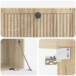 Wandmontierter TV-Schrank Sonoma Eiche