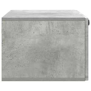 Wandmontierter TV-Schrank Betongrau