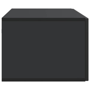 Wandmontierter TV-Schrank, Schwarz, 98 cm