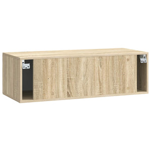 Wandmontierter TV-Schrank Sonoma Eiche