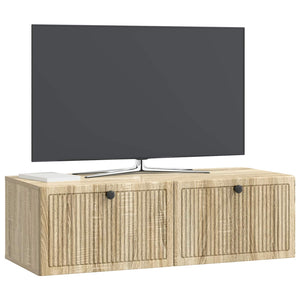 Wandmontierter TV-Schrank Sonoma Eiche
