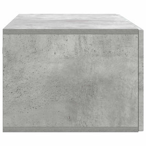 Wandmontierter TV-Schrank Betongrau 98 cm