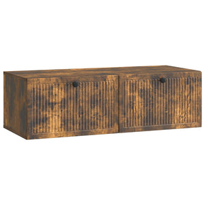 Wandmontierter TV-Schrank Geräucherte Eiche 98 cm