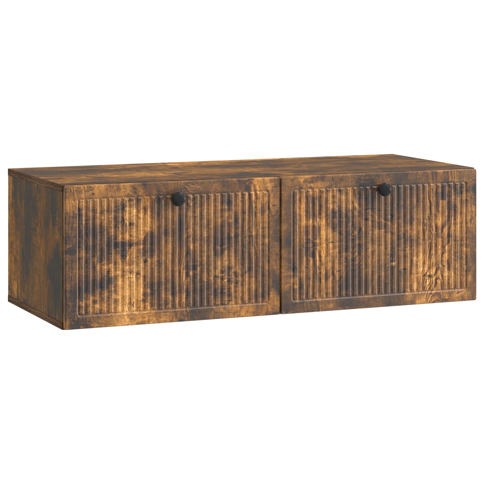 Wandmontierter TV-Schrank Geräucherte Eiche 98 cm