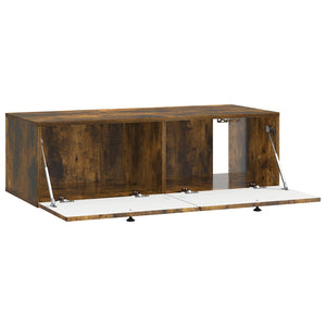 Wandmontierter TV-Schrank Geräucherte Eiche 98 cm