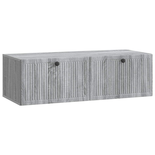 Wandmontierter TV-Schrank Grau 98cm