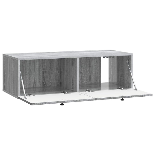 Wandmontierter TV-Schrank Grau 98cm