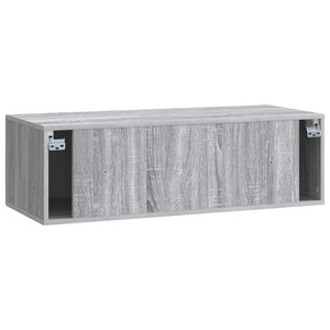 Wandmontierter TV-Schrank Grau 98cm